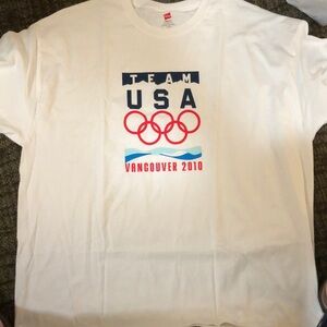 White Team USA‎ Vancouver 2010 Olympics Men's Shirt